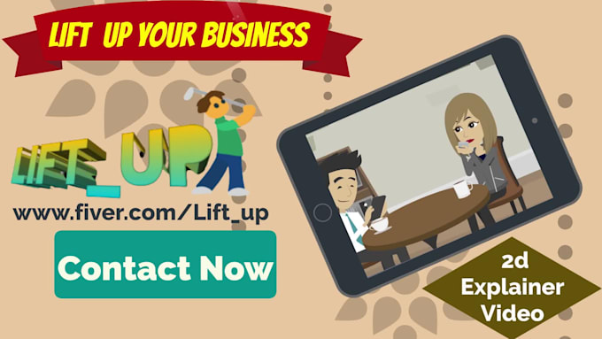 create custom 2d explainer video
