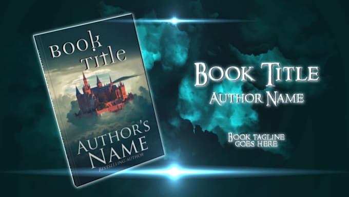 create this cinematic book trailer or book promo video