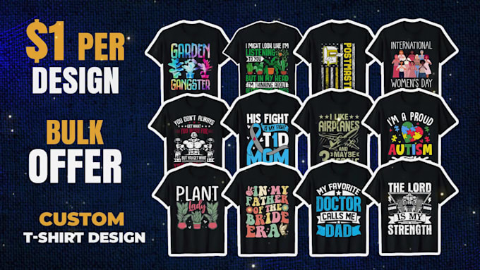 do custom typography tshirt and graphic t shirt design 24h