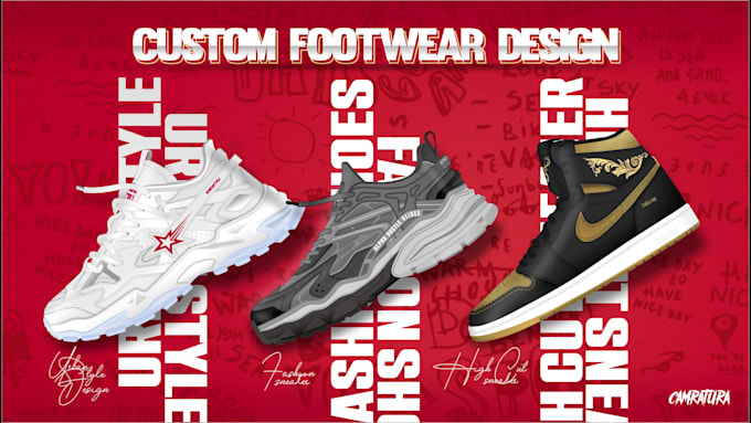 design professional custom sneakers and footwear for your brand