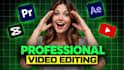 do professional video editing