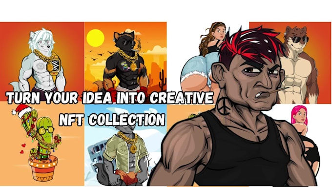 design and generate nft art collection 1k 10k with traits