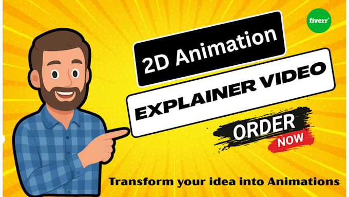 make 2d animated explainer video and saas demo video