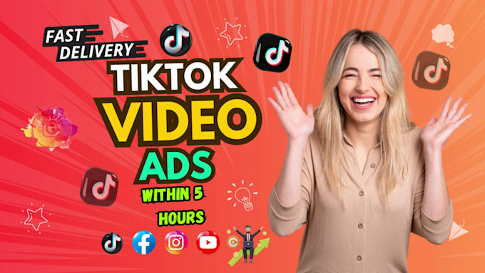 create viral tiktok ads, tik tok video ads with perfect hook