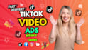create viral tiktok ads, tik tok video ads with perfect hook