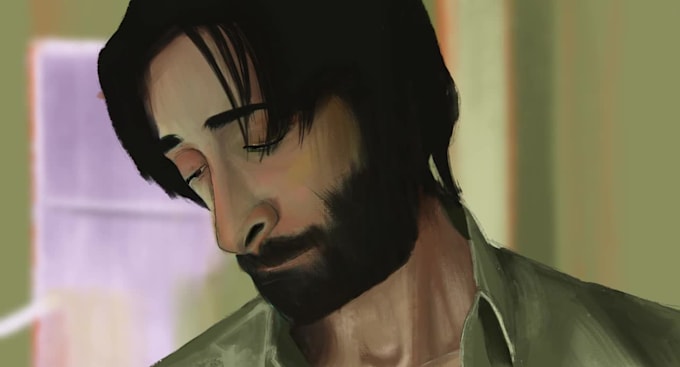 make a realistic digital portrait