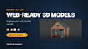 create optimized 3d product models for web glb gltf blender