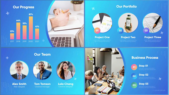 design powerpoint presentation for elearning webinar courses