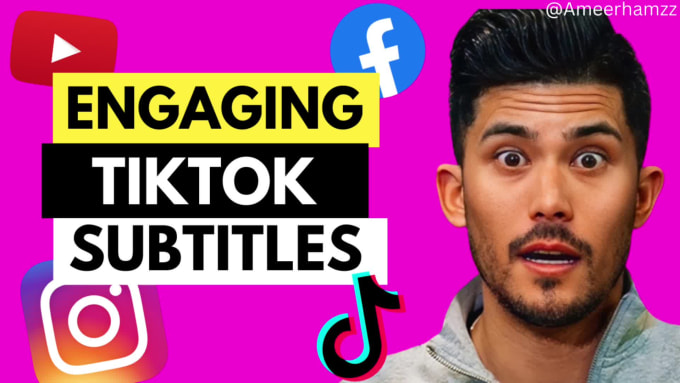 Edit Your Tiktoks With Engaging Captions By Ameer 18 Fiverr