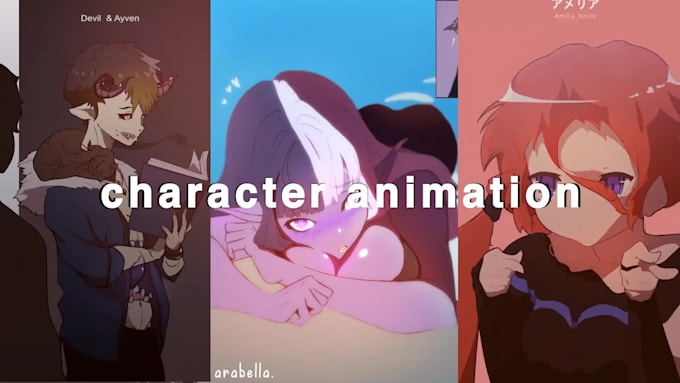 create a japanese 2d anime style animation for you