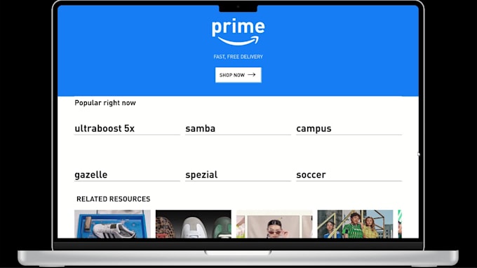 design modern ecommerce website UI UX in figma