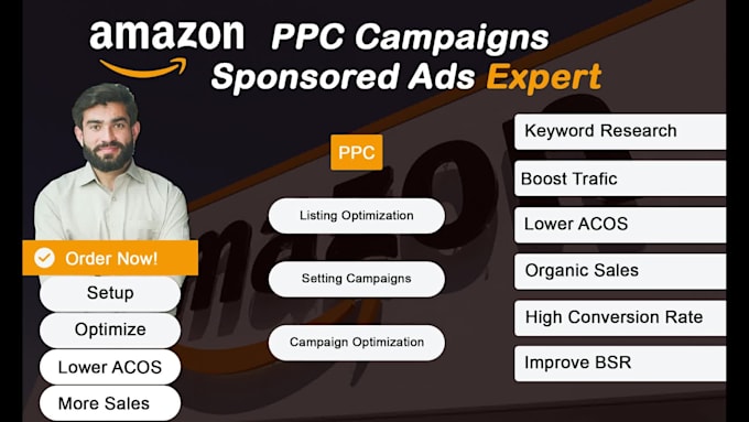 manage and optimize your amazon ppc campaign, amazon PPC ads expert