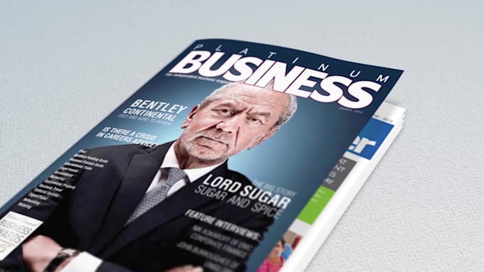 create a magazine book promo 3d animated video