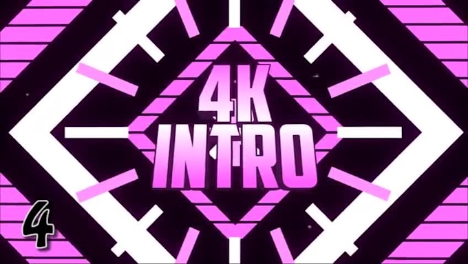 do intro for your youtube or twitch channel in high quality