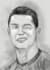 create a realistic digital pencil sketch portrait with time lapse video