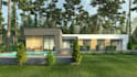 do realistic architectural 3d visualization and exterior 3d rendering