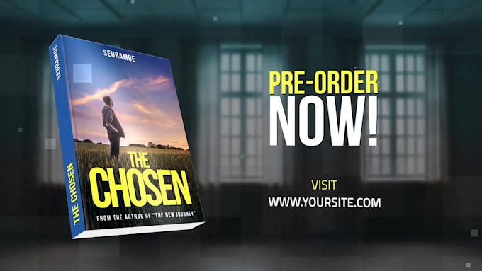 do 3d book trailer book video book promo or intro book