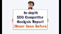 do seo competitor analysis, organic keywords, and backlinks report