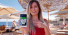do mobile app promo real people holding mobile
