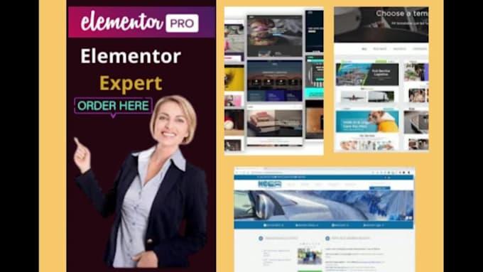 duplicate,copy,clone, redesign elementor wordpress   website with elementor pro