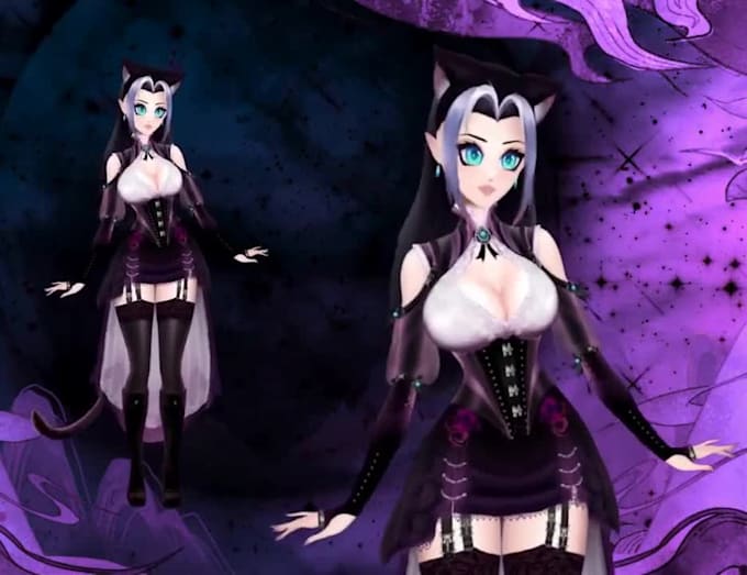 design and rig live2d vtuber model, 2d vtuber design, 2d vtuber rigging, live2d