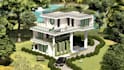 do architectural designs in revit, visualization by lumion
