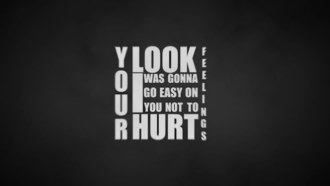make a rap lyric video