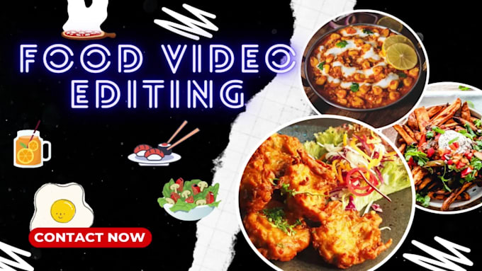 do cooking video and food video editing