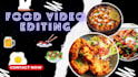 do cooking video and food video editing