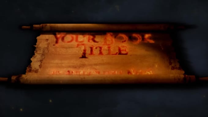 Top 5! I will create this epic fantasy book trailer  for $10