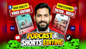 edit podcasts into youtube shorts, instagram reeels and tiktok videos in 24 hour