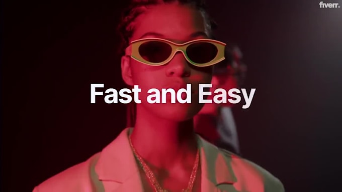do awesome fast stomp typography video
