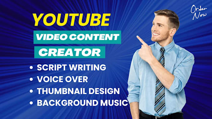 youtube content creator and video editor