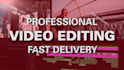 do fast premiere pro video editing 12 hour delivery