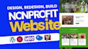 design a professional nonprofit website on wordpress