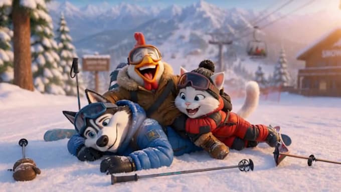 animate 3d cartoon story videos for youtube