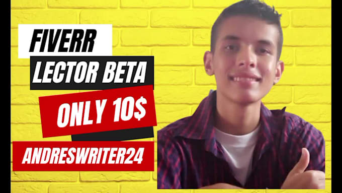 be your honest beta reader in english and spanish