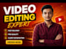 edit youtube videos, reels and tiktok videos