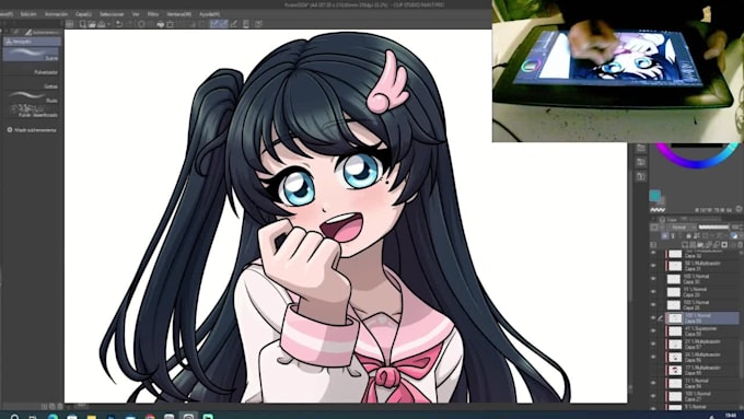 make a professional anime drawing