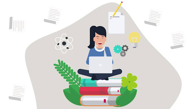 create 2d animated explainer video and infographic  animation video