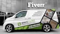design car wrap, van wrap, food truck wrap, vehicle graphics with 24hr delivery