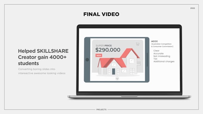 create animated videos, quiz, user guides, course, tutorials