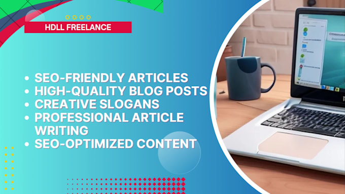 write SEO friendly articles, content, and creative slogans