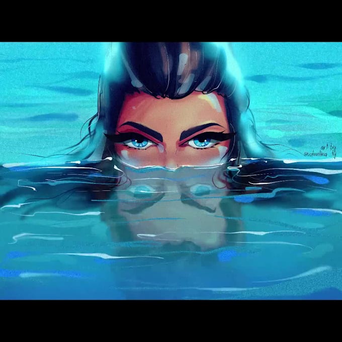 draw custom digital art and character illustration