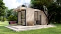 design tiny cabin, small house, cottage, cabana home 2d plan