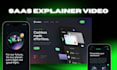 create animated saas demo video, saas explainer video with voice