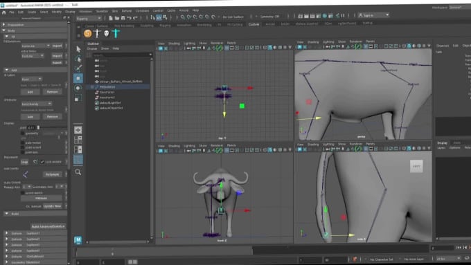 Do Professionally 3d Character Rigging 3d Rig In Maya By Krisspainter ...