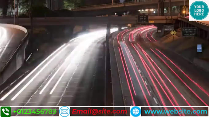 make courier service company ads video