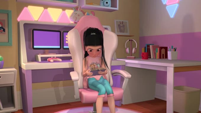 kids animation learning video, music, dance video