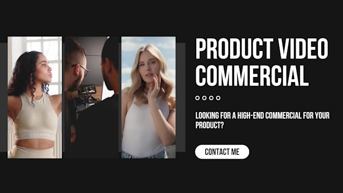 create a professional product video commercial